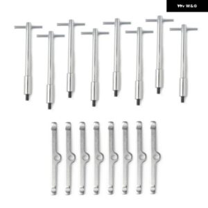 シボレー クローム トール Tバー バルブ カバー ホールドダウンキット SBC 283 327 350 ボルト タブ