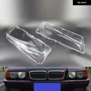 ペアカー ヘッドライト レンズ カバー BMW 7シリーズ E38 フェイスリフト 99-01