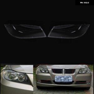 車 ヘッドライト ヘッドランプ レンズ カバーペア BMW E90 2004-2007みハロゲン ヘッドランプ