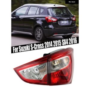 車用 リア テールライト ブレーキテールランプ 電球 付き テールランプ テールライト スズキ S-CROSS S CROSS 2014 2015 SX4 2016