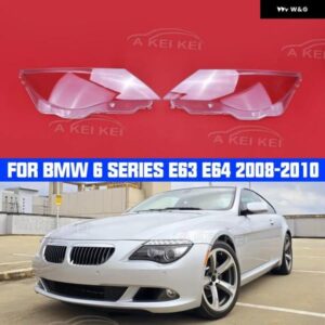 63127186815 BMW 6シリーズ E63 E64 2008-2010 車用 ヘッドライト シェル 防水 クリア ヘッドライト レンズ レンズ と交換