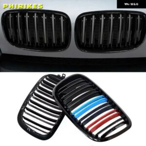 BMW X5 /E70 /X6 /X6M 2007-2013 グリル フロント バンパー インテーク キドニー グリル グリル ダブルライン グリル キット