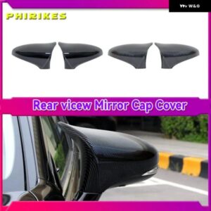 光沢 ブラック/カーボンルック 車サイドドアバックミラー カバー LEXUS IS ES GS LS CT RC F-SPORT IS200 2014-2020 ミラー キャップ