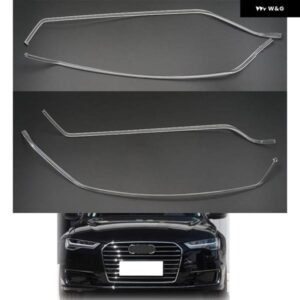 アウディ A6L C7 PA C7.5 2016-2018 LED DRL 車用 ヘッドライト ライトガイドプレート デイタイム ランニングライト チューブ バーペア