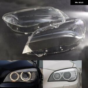 BMW 7シリーズ F01 F02 2009-2015 車用 ヘッドライト レンズ ヘッドランプ シェルカバー ペア