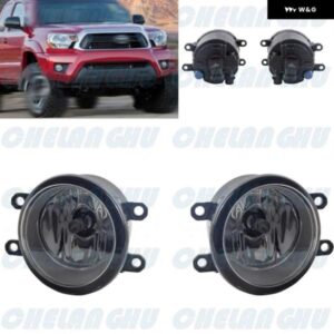 トヨタ タコマ 2012 - 15 カーアクセサリー フロント バンパー ハロゲン フォグランプ 1ペア 81210-08020 81220-08020