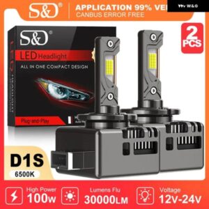 2個入り D1S D3S LED 車用 ヘッドライト バルブ D2S LED CANバス D4S D5S D8S 車用ランプ HID キセノン アップグレード キット 1:1 プラグアンドプレイ