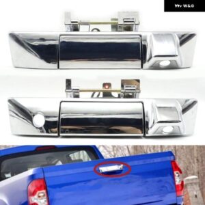 ピックアップ クローム リア トランク テールゲート ロック ドアハンドル バックラッチ リリース ベゼル SAIC MAXUS T60 T70 T90 2017-2020