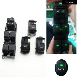 LHD 車用 LED ライト 電動パワーウィンドウ コントロール スイッチ ボタン トヨタ レイツ マーク X クラウン ランドクルーザー プラド 150 2010-2018