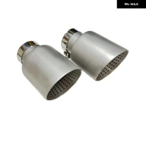 1個 マット ステンレス 車用エキゾーストチップ システム パイプ 汎用 エキゾーストチップ VW GTI MK7 GOLF7 ノズル 60MM 63MM マフラーチップ