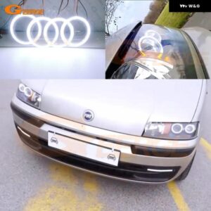 フィアット プント MK2 188 1999 - 03 超高輝度 COB LED エンジェルアイキット ハローリングライト