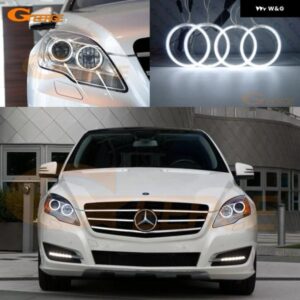 メルセデス ベンツ R クラス W251 2010 2011 2012 フェイスリフト 超高輝度 CCFL エンジェルアイキット ハローリング