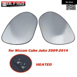 2PCS 左右ミラー ガラス ヒーター付き 裏板付き 日産 キューブ 2009-2014 日産 ジューク 2011-2014 963661KA1A 963651KA1A