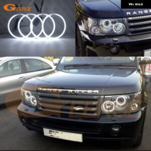超高輝度CCFLエンジェルアイハローリング ランドローバー レンジローバー ヴォーグL322スポーツHSE L320 2006 - 09