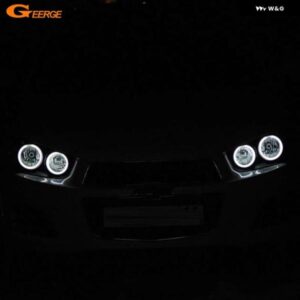 シボレー アベオ ソニック T300 2011 - 15 超高輝度 CCFL エンジェルアイキット ハローリング