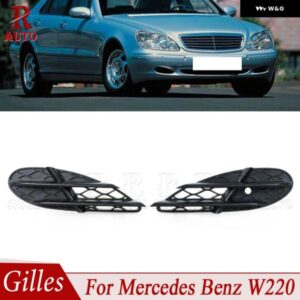 フロント バンパー サイド グリル グリル カバー キャップ エア アウトレット カー スタイリング アクセサリー メルセデス ベンツ W220 2208851323