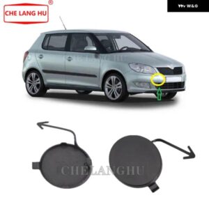 シュコダ ファビア ハッチバック コンビ 2011 - 15 カー スタイリング フロント バンパー トリム トウアイヒッチカバー 未塗装