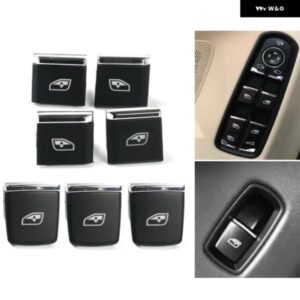 ウィンドウスイッチリフター ボタン キャップカバー マスター コントローラ ーリペア ポルシェ パナメーラ/ カイエン 2010-2016 マカン 2014-2018