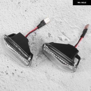 車用LEDダイナミックサイドマーカーシグナルランプライトターンランプ ホンダ アコード シビック アキュラCR-Vジャズオデッセイホワイト