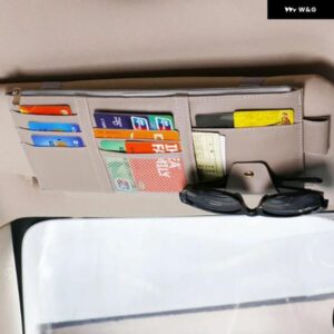 車用 バイザー カード 収納 サンバイザー オーガナイザー ツールポーチ トヨタ カムリ ハイランダー RAV4 クラウン レイツ カローラ ヴィオス ヤリス L