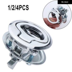 ボート埋め込み式フラッシュプルハッチスラムラッチ ステンレス ラッチラッチ316 ステンレス 38MM 4個 取り付け穴直径