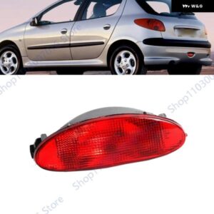 プジョー 206 CC セダン 1998-2009 車用 リア バンパー リフレクター ライト リア フォグランプ デコレーション バルブ 無 6351K5