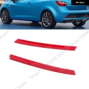 SEAT IBIZA 2012 - 15-2017 リア バンパー リフレクター ランプ リアバーランプ テールシグナルライト トリム 6J3945105D 6J3945106D