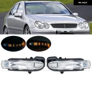 車用LED ウィンカーライト メルセデス ベンツ W203 4ドア 2004 - 07 インジケーター サイドランプ バックミラー ライト A2038201621