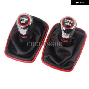 VW ゴルフ 4 GTI GTD ジェッタ 4 ボーラ 1998 - 05 5 / 6スピード 12MM ギア シフト ノブ レザー ブーツ 付き
