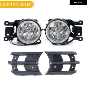 フロント バンパー フォグランプ カバー 三菱 モンテロ パジェロ ショーグン スポーツ 1999 2000-2008 グリル ヘッドライト ランプカバー グリル シェード