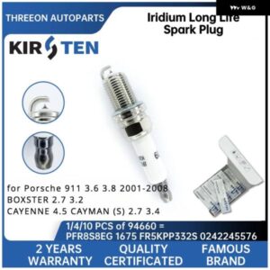 イリジウム スパークプラグ ポルシェ 911 3.6 3.8 2001-2008 ボクスター 2.7 3.2 カイエン 4.5 ケイマン S 2.7 3.4 FGR5KQE0 99917022390