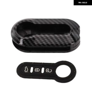 カーボンキーカバー フィアット 500 ドゥカート アバルト プント ドブロ 傷や埃 素材