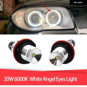 20W LED BMW エンジェルアイズ リングマーカー バルブ BMW E87 E39 M5 E60 E61 E63 E64 M6 E65 E66 E83 X3 E53 X5
