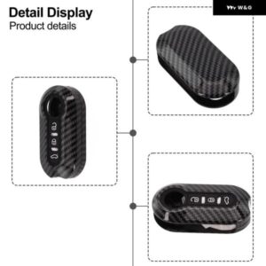 カーボンブラックカーボンキーケースは簡単に取り付けられ 日常摩耗やほこり蓄積を防ぎ 傷