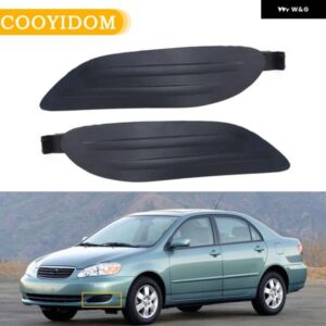 フロント バンパー フォグランプ カバー グリル トヨタ カローラ 2005 2006 2007 2008 フォグランプ グリル トリム シェード 5212702170 5212802200