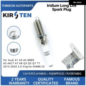 イリジウム スパークプラグ アウディ A1 A3 A4 B8B9 A5 A6C7 A7 A8 Q3 Q5 Q7 TT 2013-2020 2.0 エンジン FQ5NPP332S 06K905601B/D/C 94833