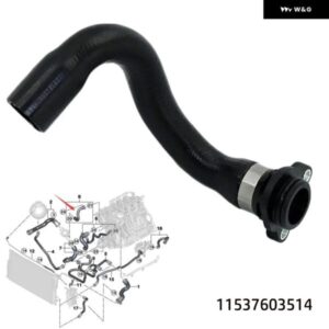 1PCS クーラントホース サーモ - BMW - F20/F21/F22/F87/F10/F15/F85 部品ナンバー 11537603514# 実用クーラントホース サーモ - 交換