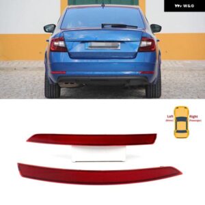 シュコダ オクタビア セダン コンビ 2018 - 21 カー スタイリング リア バンパー リフレクター ハザード ブレーキライト テールランプ ストップライト