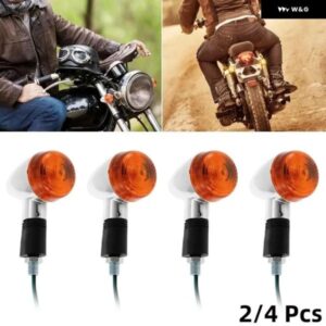 2/4個 12V オートバイ 用 ウィンカーライト バイク 用 カスタム フロントリアシグナルランプ