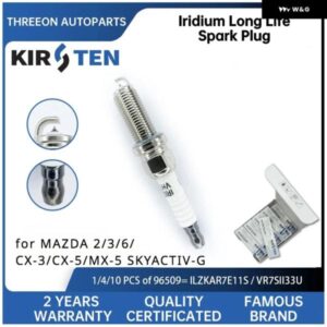 イリジウム スパークプラグ マツダ 2 SKYACTIV-G マツダ 3 13-2019 マツダ 6 2012- CX-3 CX-5 2017- MX-5 1.5 2.0 IXEH22TT P51R18110