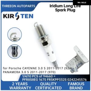 イリジウム スパークプラグ ポルシェ カイエン 3.0 S 2011-2017 92A パナメーラ 3.0 S 2011-2017 970 FR5KPP332S 95817022190 KSP94460