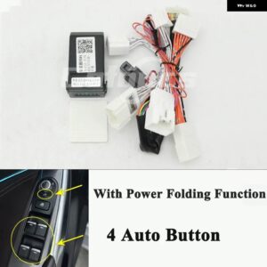 LHD オートバックミラー 折りたたみ 式パワーウィンドウ開閉クローザー ガラスリフティング コントロール モジュール マツダ 6 アテンザ GJ GL 2014-2023 - 4 Auto Button