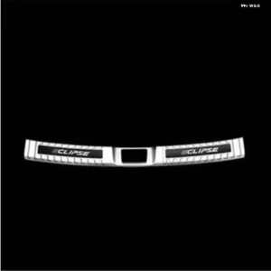 三菱 エクリプスクロス 2018 2019 カー スタイリング リア バンパー プロテクター シル トランク トレッドプレート トリム - 5