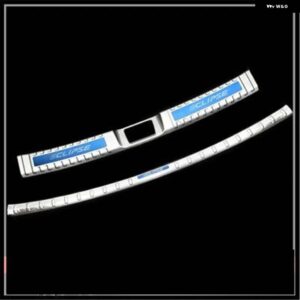 三菱 エクリプスクロス 2018 2019 カー スタイリング リア バンパー プロテクター シル トランク トレッドプレート トリム - 10