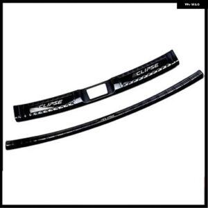 三菱 エクリプスクロス 2018 2019 カー スタイリング リア バンパー プロテクター シル トランク トレッドプレート トリム - 1