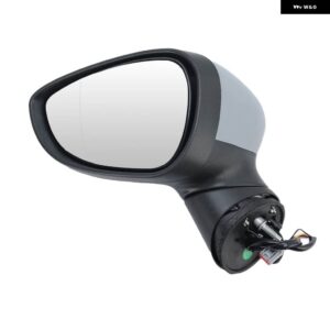 6ピンサイドドアミラー アセンブリ フォード フィエスタMK7 2008-2012プライマー8穴ソケット マニュアル 折りたたみ 式ウィングミラー カーアクセサリー - 1PC Left