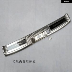 カー スタイリング 日産 NV200 2016-2019 車 リア バンパー プロテクター シル トランク トレッドプレート トリム スカッフプレート /ドアシル ドアシル - 2