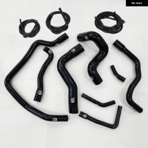 シリコン ラジエーター ホースキット BMW E34 M30 6CYC 525 528 530 89-95 - K8-102-V BLACK