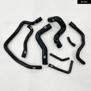シリコン ラジエーター ホースキット BMW E34 M30 6CYC 525 528 530 89-95 - K8-102 BLACK