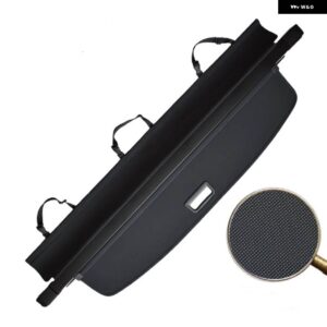 車用リア トランク カーゴカバー フォルクスワーゲン VW トゥアレグ 2011~2017 ラゲッジシェード シールドカーテン マット 格納式 覗き見防止 - Canvas with curtain